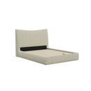 Angulo Beige Queen Bed w/Storage - Ornate Home