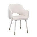 Applewood Cream/Gold Accent Chair - Ornate Home