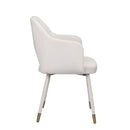Applewood Cream/Gold Accent Chair - Ornate Home