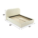 Arden Beige Eastern King Bed - Ornate Home