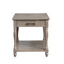 Ariolo Weathered Oak End Table - Ornate Home