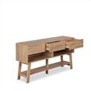 Ariza Rustic Natural TV Stand - Ornate Home