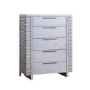 Aromas White Oak Chest w/ Side Storage - Ornate Home