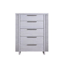 Aromas White Oak Chest w/ Side Storage - Ornate Home