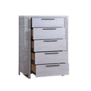 Aromas White Oak Chest w/ Side Storage - Ornate Home