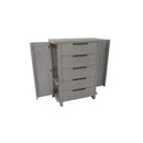 Aromas White Oak Chest w/ Side Storage - Ornate Home