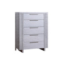 Aromas White Oak Chest w/ Side Storage - Ornate Home