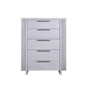 Aromas White Oak Chest w/ Side Storage - Ornate Home