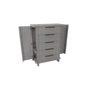 Aromas White Oak Chest w/ Side Storage - Ornate Home