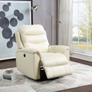 Ava Beige Power Motion Recliner - Ornate Home