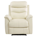 Ava Beige Power Motion Recliner - Ornate Home