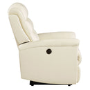 Ava Beige Power Motion Recliner - Ornate Home