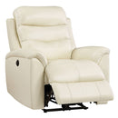 Ava Beige Power Motion Recliner - Ornate Home