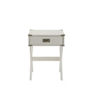 Babs White End Table - Ornate Home