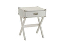 Babs White End Table - Ornate Home
