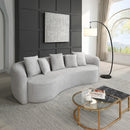 Barasa Gray Oversize Sofa in a Box w/5 Pillows - Ornate Home