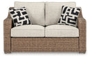 Beachcroft Beige Loveseat w/Cushion - Ornate Home
