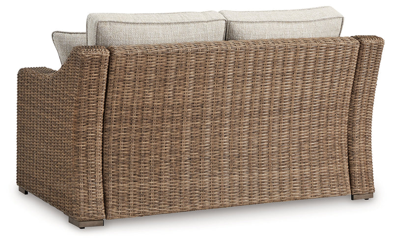 Beachcroft Beige Loveseat w/Cushion - Ornate Home