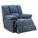 Benson Blue Power Motion Recliner - Ornate Home