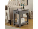 Bertie Gray Accent Table - Ornate Home
