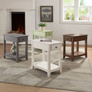 Bertie White Accent Table - Ornate Home