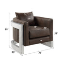 Betla Espresso Accent Chair - Ornate Home