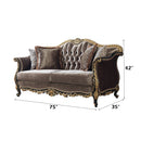 Betria Green Loveseat W/4 Pillows - Ornate Home