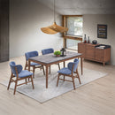 Bevis Blue Side Chair (Set of 2) - Ornate Home