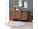 Bevis Walnut Server - Ornate Home