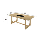 Blayde Natural Dining Table - Ornate Home