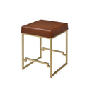 Boice Light Brown/Gold Counter Height Stool - Ornate Home