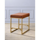 Boice Light Brown/Gold Counter Height Stool - Ornate Home