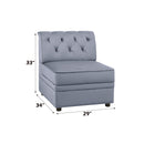 Bois II Armless Chair - Ornate Home