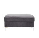Bovasis Gray Ottoman - Ornate Home