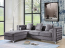 Bovasis Gray Ottoman - Ornate Home