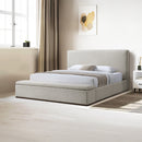 Boxter Beige Eastern King Bed w/Storage - Ornate Home