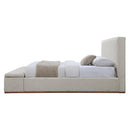 Boxter Beige Eastern King Bed w/Storage - Ornate Home