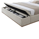 Boxter Beige Eastern King Bed w/Storage - Ornate Home