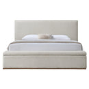 Boxter Beige Queen Bed w/Storage - Ornate Home