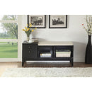 Boyet Cream/Black Bench - Ornate Home