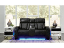 Boyington Black Power Reclining Loveseat with Console (Online Special Price) - Ornate Home