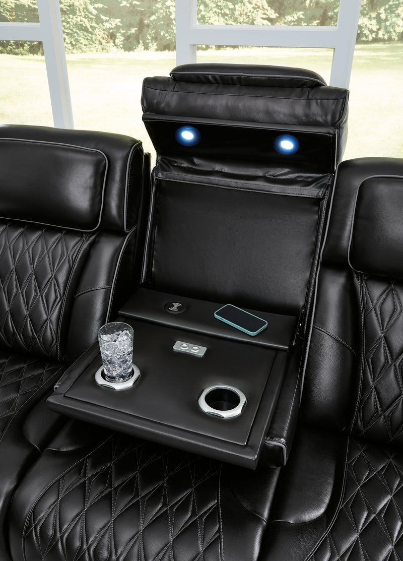Boyington Black Power Reclining Sofa and Loveseat (Online Special Price) - Ornate Home