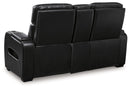Boyington Black Power Reclining Sofa and Loveseat - Ornate Home