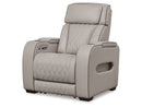 Boyington Gray Power Recliner - Ornate Home