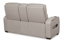 Boyington Gray Power Reclining Loveseat with Console (Online Special Price) - Ornate Home