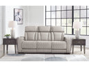 Boyington Gray Power Reclining Sofa (Online Special Price) - Ornate Home