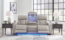 Boyington Gray Power Reclining Sofa (Online Special Price) - Ornate Home