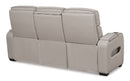 Boyington Gray Power Reclining Sofa (Online Special Price) - Ornate Home