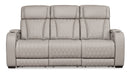 Boyington Gray Power Reclining Sofa - Ornate Home