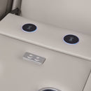 Boyington Gray Power Reclining Sofa - Ornate Home